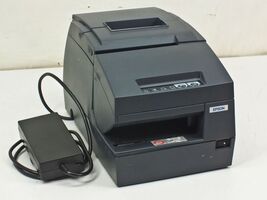 EPSON Black POS Cash Register Receipt Printer M147G TM-H6000III Complete - $29.55