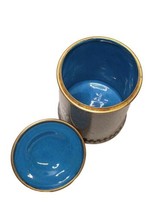 Vintage Cloisonne  Covered Jar China - $84.15