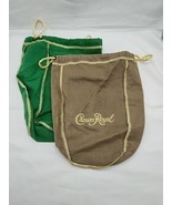 (2) Crown Royal Drawstring Dice Bags 9&quot; - $12.20 CAD
