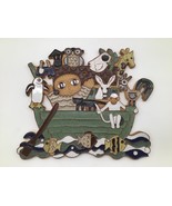 Vtg St. Andrews Abbey Noah’s Ark Wall Art Ceramic Calif Pottery Plaque  ... - $715.86 MXN