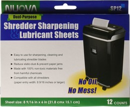SP12 Shredder Sharpening Lubricant Sheets 12 Count - £23.35 GBP