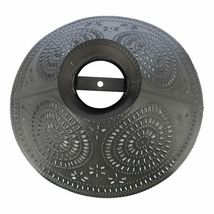 Betsy Ross Lamp Shade with Chisel in Kettle Black Tin image 2