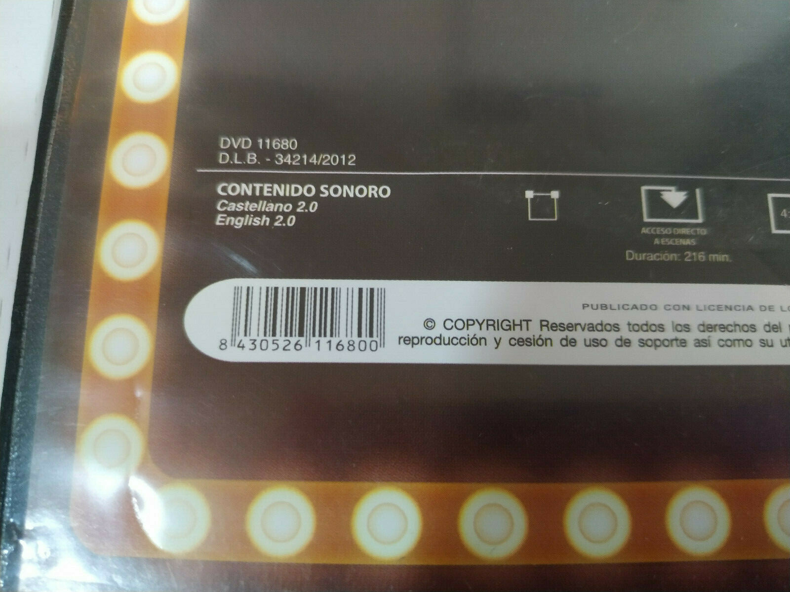 Sin Coscienza + Dillinger Humphrey Bogart - DVD Regione 2 Spagnolo Inglese - 3T Item image 3