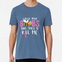 Check Your Boobs Mine Tried To Kill Me Size S to 5XL Made in the USA T-Shirt - £17.58 GBP