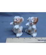 Vintage Ceramic Puppie Dogs Salt and Pepper Shakers - $24.74