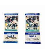 Vintage Chicago Bears vs Indianapolis Colts  09/11/1988 Lot of (2) Ticke... - €36,07 EUR