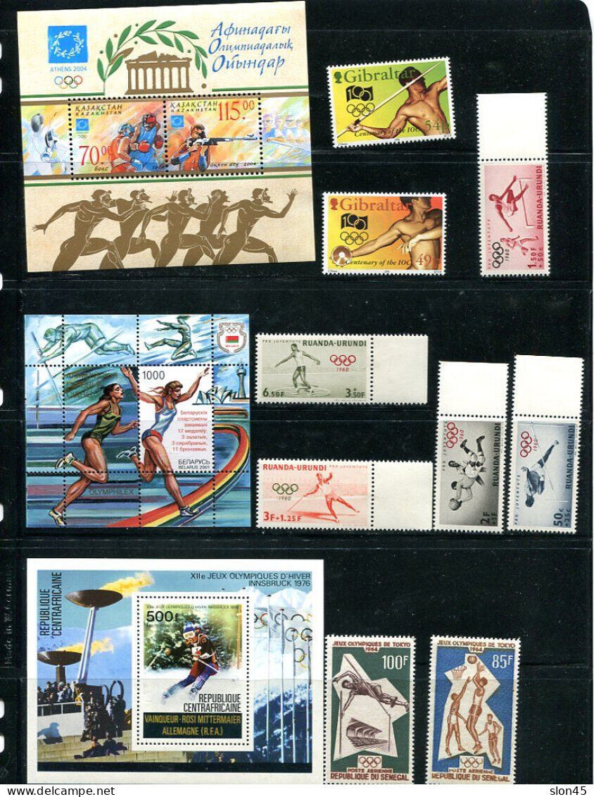 Primary image for Worldwide Olympic Games 5 Sheets+stamps MNH 14857