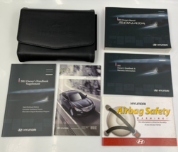 2011 Hyundai Sonata Owners Manual Handbook with Case OEM P03B19004 - £21.22 GBP