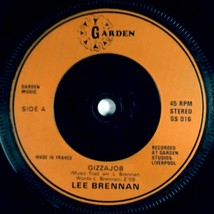 [RARE] Lee Brennan - Gizzajob / Rock and Rolling [7&quot; 45] UK/France Import - £18.27 GBP