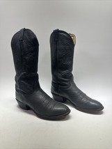 NOCONA Mens Dark Gray Leather Western Cowboy Riding Boots Size 8 D 38819 - $74.95