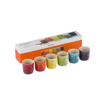 Le Creuset Stoneware Espresso Mugs, Set of 6, Multi-colour  - $187.00