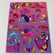 Vintage Lisa Frank Cow Flamingos Kitten Valentine’s Silly Senders Sticke... - £15.42 GBP