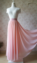 Blush Skirt and Top Set Elegant Plus Size Blush Wedding Bridesmaids Outfit NWT image 6