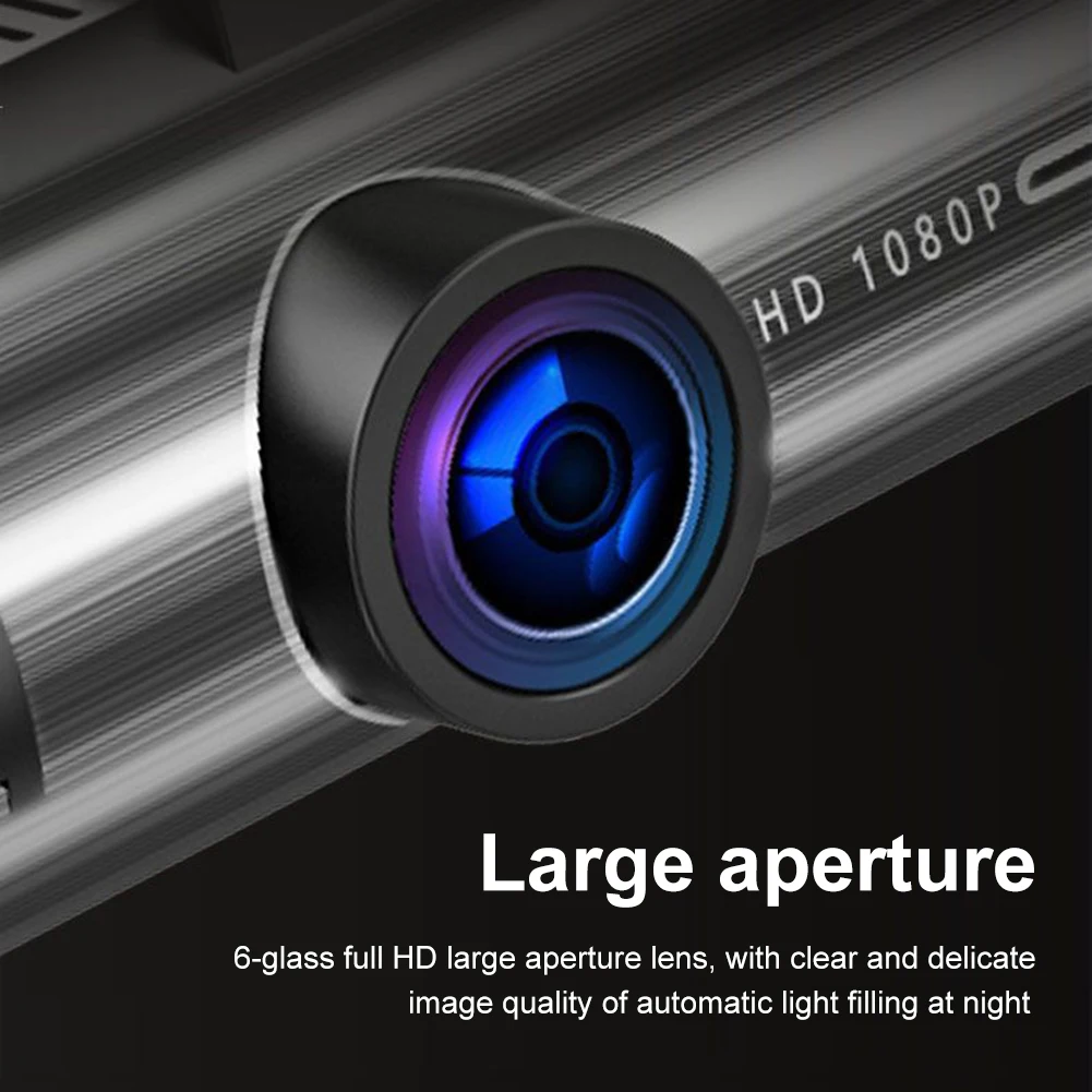 Car Camera Video Recorder Dual Lens 1080P Dash Cam Night Vision Parking Mode - £29.14 GBP
