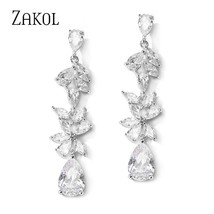 Conia earring bride wedding party decoration jewelry dangle earrings wholesale fsep5092 thumb200