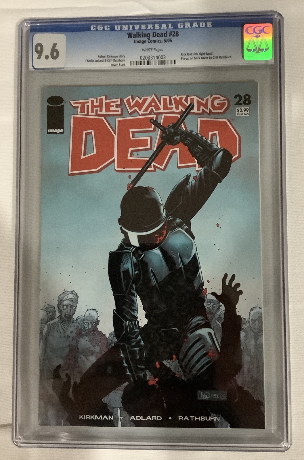 Primary image for The Walking Dead #28 CGC 9.6
