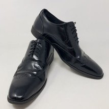 Stacy Adams Wardell Black Leather Wing Tip Lace Up Dress Shoe US Men 12 ... - £23.37 GBP