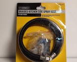 Everbilt 48 in. Braided Kitchen Side Spray Hose Kit with Multiple Adapters - $14.36