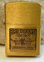 1994 Vtg Brass Zippo Brickyard 400 Inaugural Race Lighter Smoking Camping Fire - £183.58 GBP