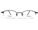 Guess Eyeglasses Frames GU1164&amp;CL BLK Black Round Half Rim 47-19-145 - $46.39