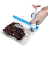 Sous Vide Vacuum Sealer Manual Pump Food Saver Bags Reusable for Kitchen... - $393.21 MXN
