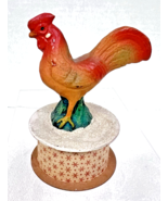 Vintage German Chicken Rooster Spring Easter Candy Container Sugar Mica ... - $68.81