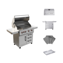 Bear Grill -34&quot; Grizzly Bundle - Grill, Cart, Cover, Griddle, LP/NG Outd... - €4.746,59 EUR+