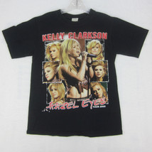 Kelly Clarkson T Shirt &quot;Hazel Eyes&quot; Tour 2005 Graphic Print Black Cotton Small - $24.50