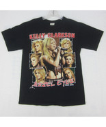 Kelly Clarkson T Shirt &quot;Hazel Eyes&quot; Tour 2005 Graphic Print Black Cotton... - $24.50