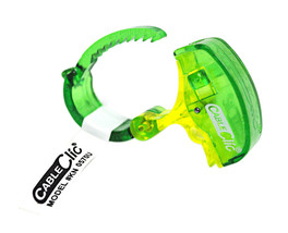Cable Clic Mini Cable Organizer Green - $1.95