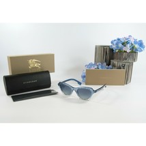 Burberry BE4283 Blue Glitter Acrylic Cat Eye Logo Sunglasses NWT Case - £118.03 GBP