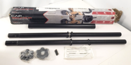 CAP 5 Ft Barbell Weightlifting Bar 3pc Solid Steel, Collars *NO PLATES* ... - $25.00