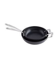 All-clad Essentials 8.5&quot;  and 10.5&quot; Non-Stick Fry Pan Set w/All-clad oven mitts - £55.17 GBP