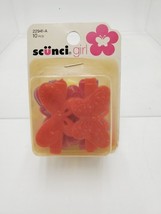 NOS Scunci Girl Self-Hinge Butterfly Barrettes 10 PCS Multicolor 2010 - $4.50