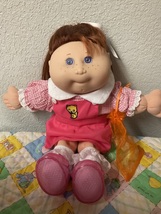 Vintage Cabbage Patch Kid Girl Mattel’s First Edition Head Mold #44 Violet Eyes - £116.18 GBP