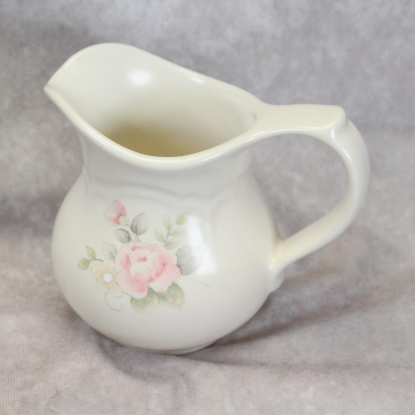 Pfaltzgraff Tea Rose Cream Pitcher 4-1/2&quot; Tall - $6.85