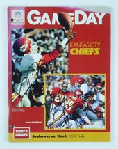 Stephone Paige Deron Cherry Signed 1986 NFL GameDay Magazine Kansas City Chiefs - £47.31 GBP