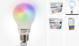Vivitar Wireless Multi Color Smart security wireless multicolored LED 45... - $161.87 MXN