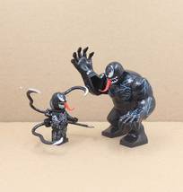 2pcs Big Size Venom and Baby Venom Marvel Spider-Man Minifigures Set - £7.83 GBP