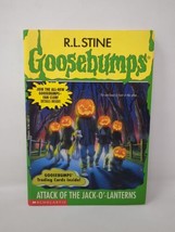 Goosebumps Attack of the Jack-O-Lanterns 1st Print Stickers Attached School VTG - £22.80 GBP