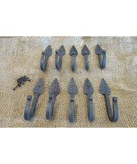 10pcs Hooks Wall Mount Hand Forged Storage Gun Rack Coat Hooks Hat Entry... - $41.05 CAD