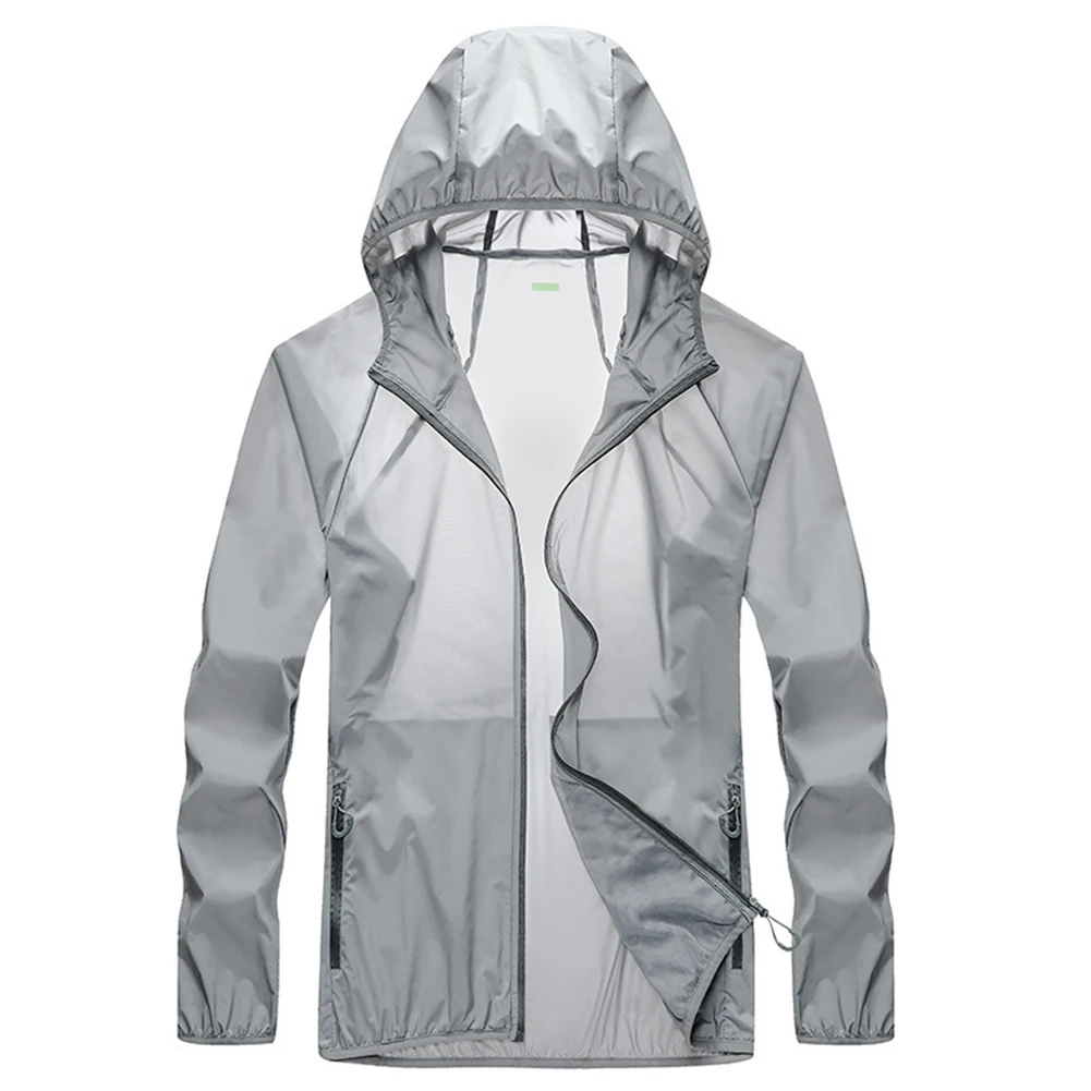 Unisex Summer  Protection Coat  Fishing Camp Clothing Quick Dry Skin Windbreaker - £142.46 GBP