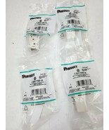 Lot of 4 Panduit Mini-Com Surface Mount Box, 1 Port, Off White CBX1IW-A - $19.75