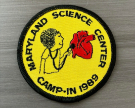 Girl Scout Maryland Science Center Camp-In 1989  Embroidered Patch - $4.49
