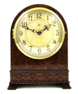 1930s Herman Miller Art Deco Walnut Mantel Clock - €63,63 EUR