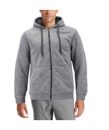 Men&#39;s Slim Fit Warm Sherpa Lined Fleece Zip Up Hoodie Sweater Jacket XL - $37.65 CAD