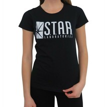 Flash Star Labs Women&#39;s T-Shirt Black - £27.50 GBP+