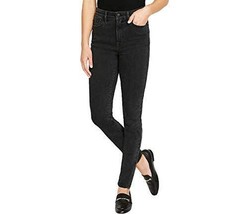 Buffalo David Bitton Women&#39;s Mollie High-Rise  Skinny Jean 16/36  Rich Black - £38.92 GBP