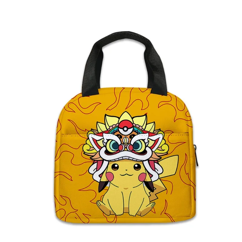 New Pokemon Kawaii Fun Pikachu Elementary School Portable Insulated Lunch Bag - £7.27 GBP+
