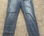 Democracy Ab Technology Women&#39;s Jeans Size 8 Skinny Whiskering Blue Boot... - $14.95